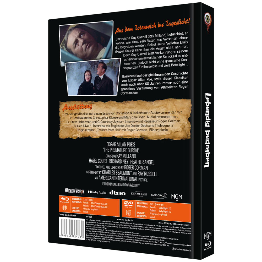 Lebendig begraben (2-Disc Limited Collector‘s Edition Nr. 71) [Cover C, Mediabook, Limited Edition]
